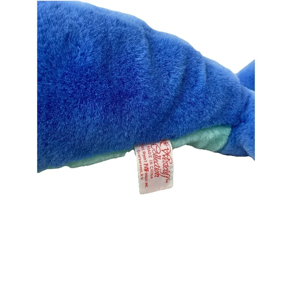 Vintage The Westcliff Collection Blue Green Plush Stuffed Animal Dolphin 19